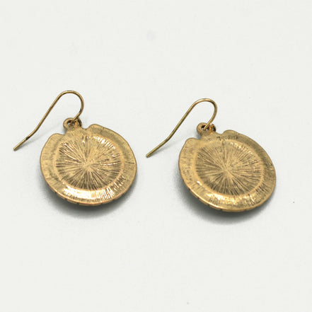 Gold Tribal Fashion Eye Round Color Beads & Enamel Drop earrings #SE25049 (NA17)