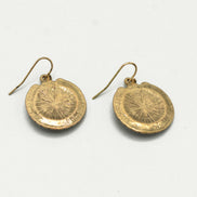 Gold Tribal Fashion Eye Round Color Beads & Enamel Drop earrings #SE25049 (NA17)