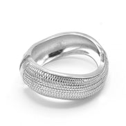 RHODIUM HINGED BRACELET#HB8218_ROD (IA12-13)