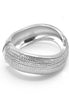 RHODIUM HINGED BRACELET#HB8218_ROD (IA12-13)