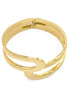 GOLD HINGED BRACELET#HB1171PLUS_GOLD (IA19-20/R-Rack I)