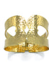 GOLD HAMMER HINGE BRACELET# HB9967_GOLD