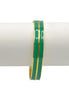 Elegant Emerald & Gold Bangle Bracelets 2 Pcs#BYS102ASST (14th FL)