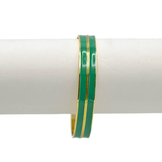 Elegant Emerald & Gold Bangle Bracelets 2 Pcs#BYS102ASST (14th FL)