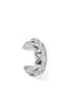 Rhodium Cuff Ear Clip – 0.5" Inch No Piercing Required Fashion Earring #HNE90937RD