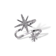 Sparkling Starburst Ear Cuff 0.5
