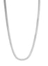 Rhodium Flat Snake Chain Necklace  #HNN90674RD(OA22)