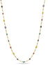 Gold Multi Color Evil Eye Choker Necklace #HNN90721GDMT(LD26)