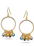 Gold Multi Color Evil Eye Earrings Set# HNE90722GDMT(LE23)