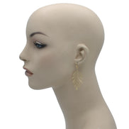 GOLD LEAF DROP EARRING # HNE90705GD(GC17)