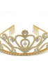 Gold Crystal head piece for Bridal crown topper hair peace #HNT90927G