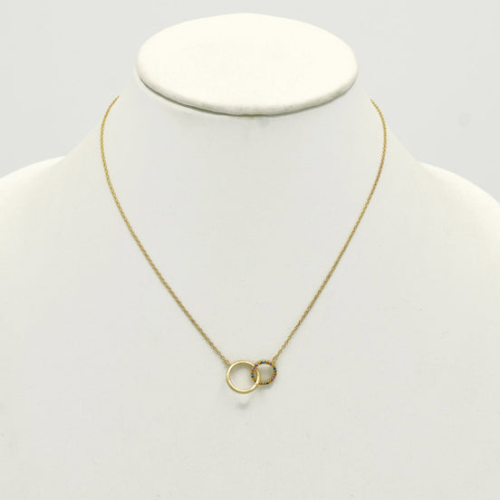 Elegant double-circle design symbolizing unity and connection #HNN90861G