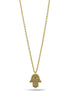 Gold crystal Hamsa pendant Necklace #HNN90873G(LF15)