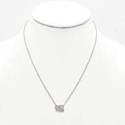 Tazza Women's Silver-Tone Dainty Elephant Pendant Necklace | Lucky Elephant Charm Pendant with Sparkling Accent | Fashion Costume Jewelry #HNN90874R(LF14)