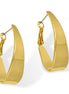 Shiny Gold  Hoop Earrings #HNE90911GD(SF16/SC15)
