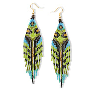 Bohemian Seed Bead Tassel Earring – 4