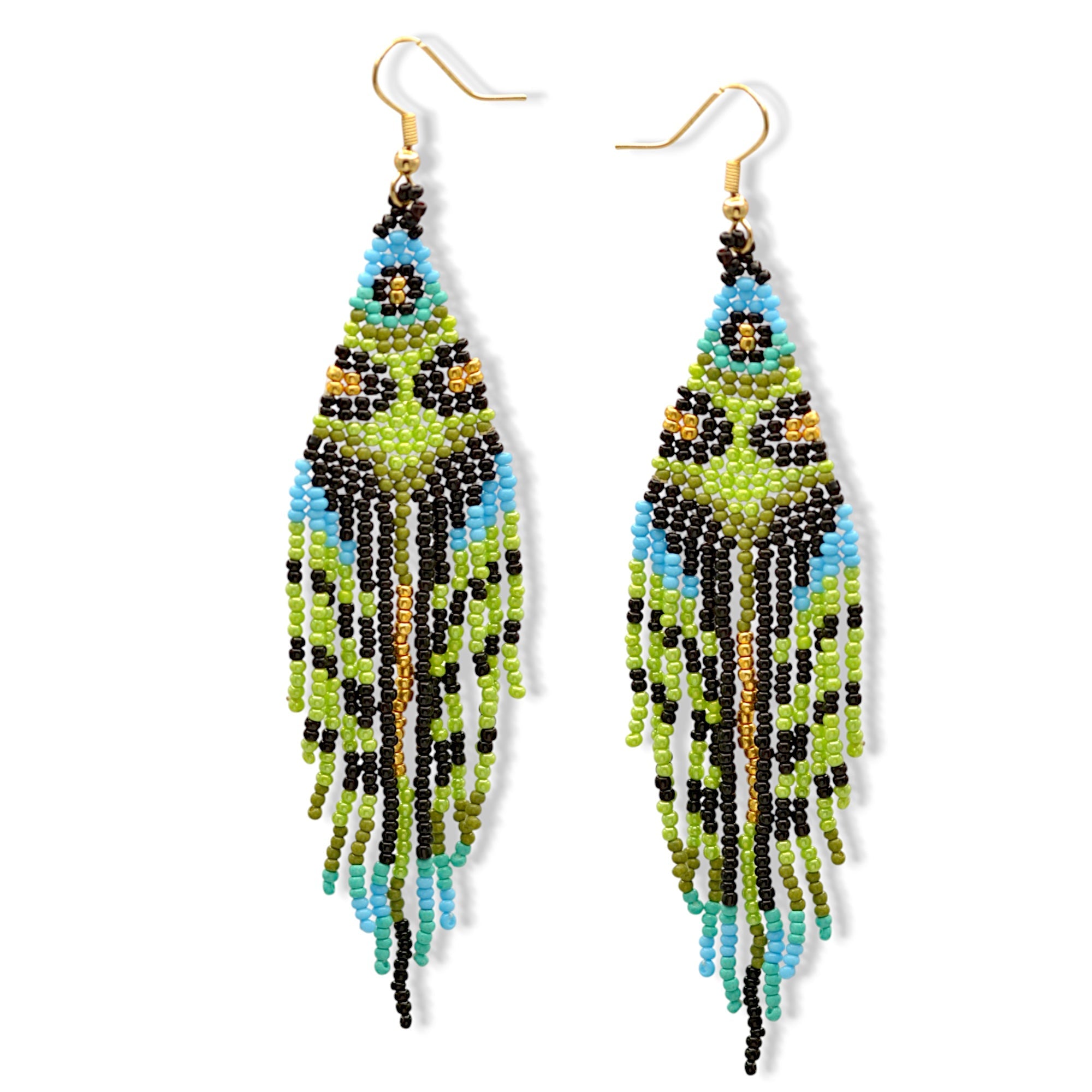 Bohemian Seed Bead Tassel Earring – 4