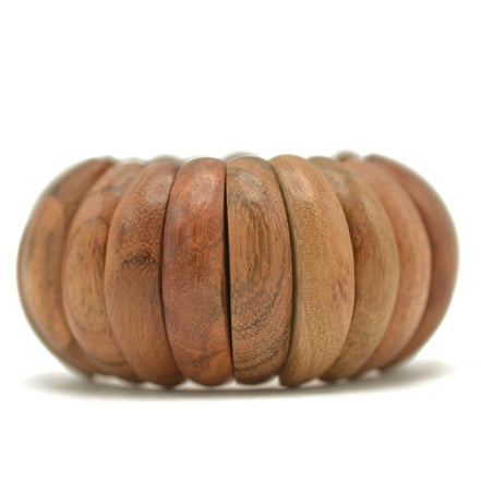 wood stretch bracelet Bangle #FWNK-1907-20-B