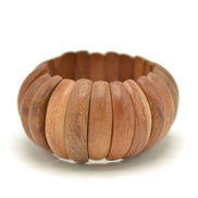 wood stretch bracelet Bangle #FWNK-1907-20-B
