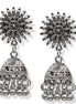Silver Bead Oxidised Jhumka Earrings - Stylish, Fancy, and Ethnic#GFE6283(GE6)