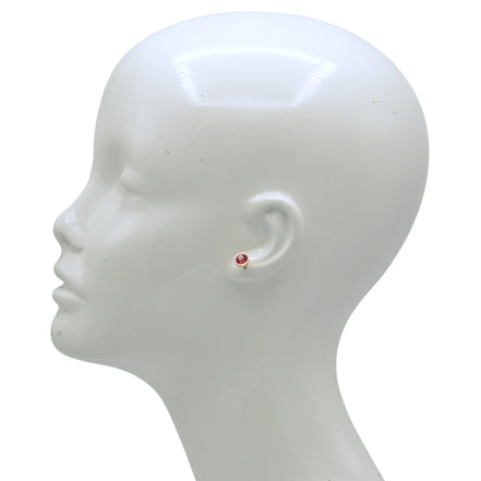 Tazza Crystal Collection: 6-Pair Multi-Color Stud Earring Set 8mm#GFE6444(OG22)