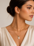 Boho 5-Piece Layered Shell Necklace Set for Women – Gold Tone Faux Pearl & Shell Charm Necklace, 18" with 3" Extender #GFN5498(TB1)