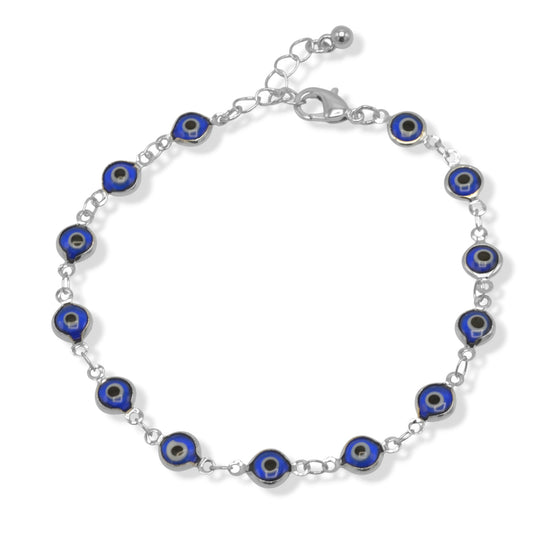 Evil Eye Protection Bracelet – Adjustable Good Luck Charm #HNB91063-ASSORTED
