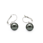 SILVER HEMATITE EARRINGS #BE8809-12_S-HEM (SG13)
