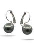 SILVER HEMATITE EARRINGS #BE8809-12_S-HEM (SG13)