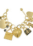 GOLD GIRL'S DAY OUT CHARM BRACELET  #HNB75875_GLD-BLK (HD12)