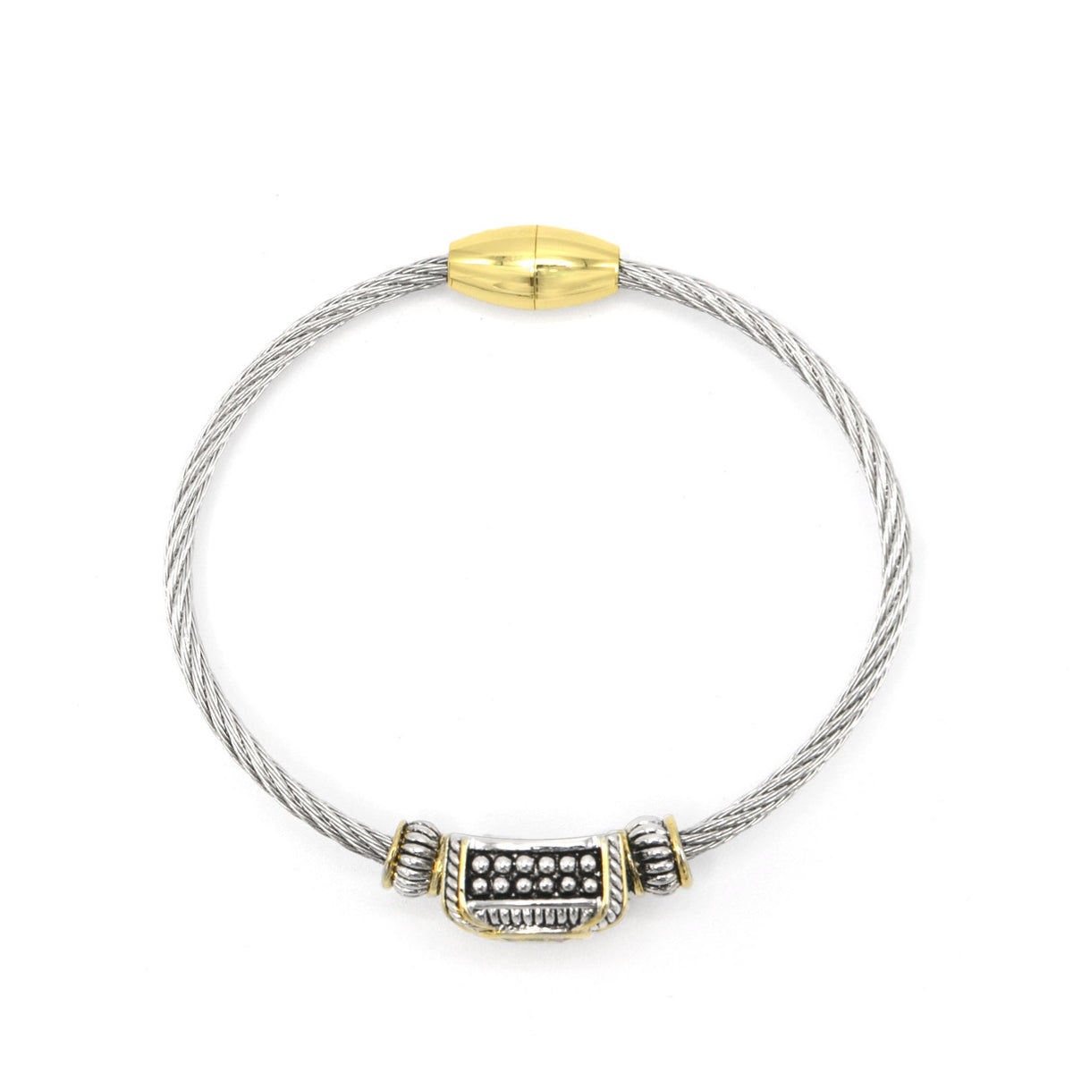 AMETHYST CRYSTAL CLASSIC CABLE BRACELET #93012BR-AM(FB8)