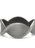GOLD OXIDIZED TWISTED NET DESIGN HINGED BRACELET #FW-B9060S