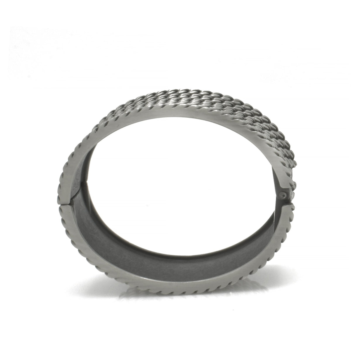 Silver Oxidized multi chain Hinged Bracelet #FW-B9061S