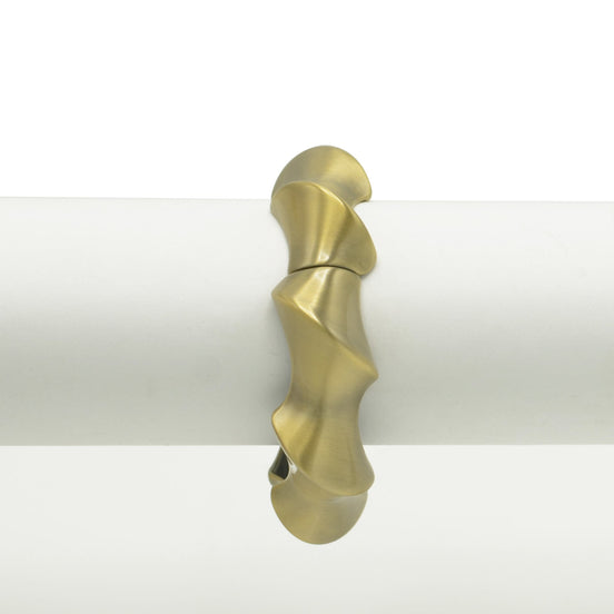 GOLD OXIDIZED MATTE FINISHED HINGED BRACELET #FW-B9067G