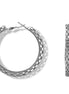 Rhodium Circle hoop earrings #HE49981_RHODIUM(AH16)