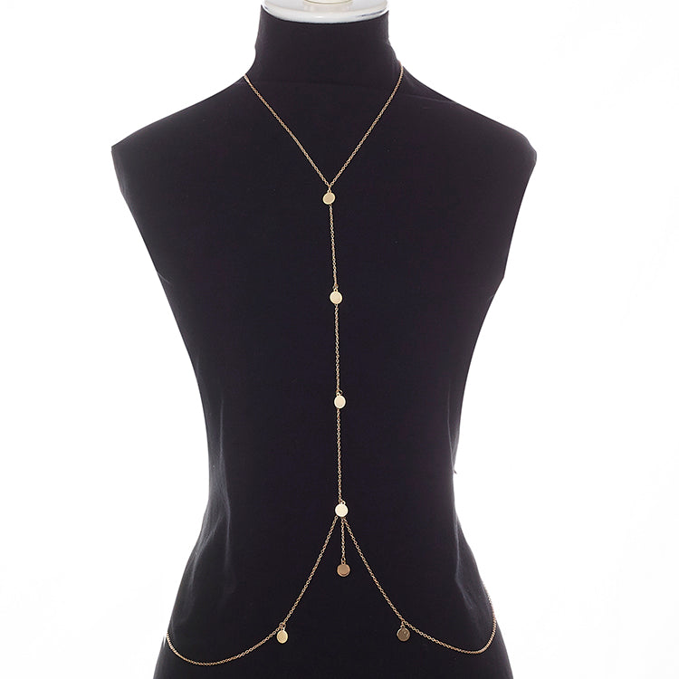 SWR-CP2436 Small round charm body chain