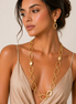 GOLD ROUND NECKLACES  #S10196_GOLD (CC1)