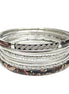 SILVER-MULTI ATRISTIC SET OF 8PCS SILVER BANGLES  #PB8794_S-MULTI (PH1)