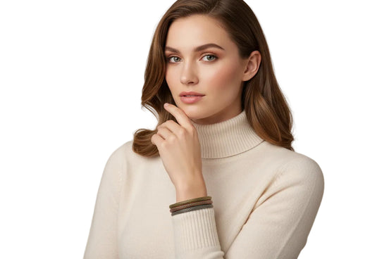 3TONE BURNED MESH BANGLE SET OF 3 PIECE  #JB110_BURNISHED (PG7/14FL/Showroom)