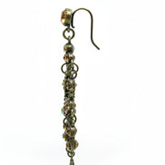 CHAMPAGNE BEJEWELED CHANDELIER EARRINGS  #HNE21664_G-TPZ (JB8/LH14)