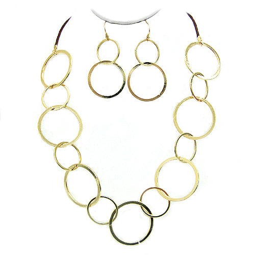 ROUND NECKLACES #HNNE4730_GOLD