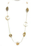 GOLD-CREAM NECKLACES  #SC26410_GOLD (DC5)