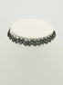 BLACK CHROCHET STRETCH TATTOO CHOKER NECKLACE #FW-CROCHNET