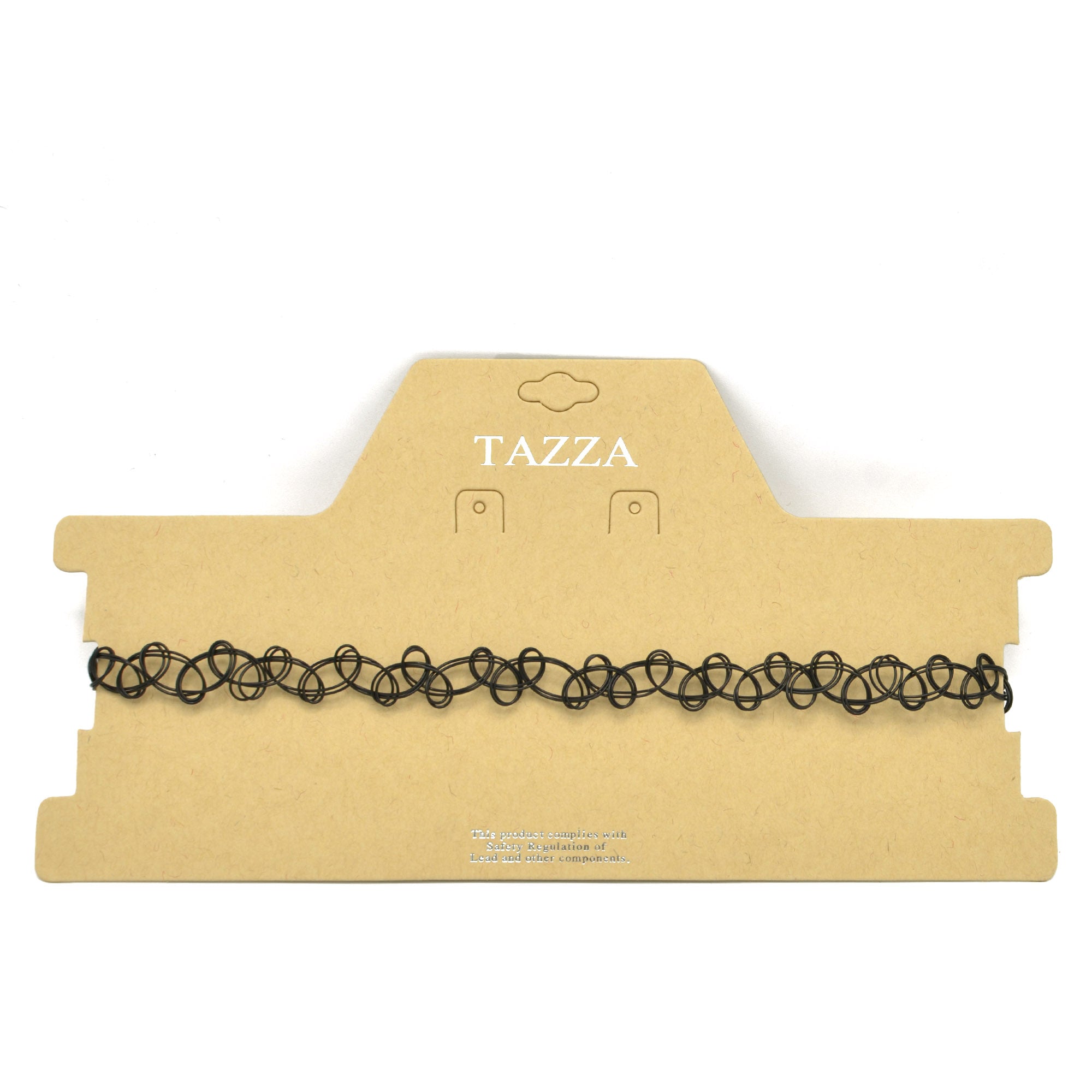 BLACK CHROCHET STRETCH TATTOO CHOKER NECKLACE #FW-CROCHNET