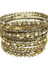 BANGLE SET #VB16272_G-CRY (HA18)ND17