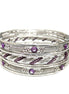 BANGLE SET #KB0231_S-PURPLE (RE7)