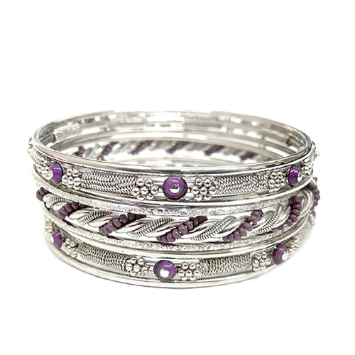 BANGLE SET #KB0231_S-PURPLE (RE7)