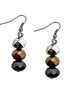 BLACK EARRINGS  #HNE91069_BLK-COP (TF11)