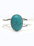 TURQUOISE STONE HINGED BRACELET #HNB76335_ROD-TRQ (KE6)