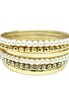 GOLD BANGLE SET  #HB1123_GLD-CRM (KC2)